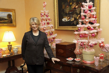 Dining Room on Martha Stewart Living Decorated  Candy Themed Blair House Dining Room