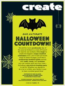 FamilyFun Magazine (Meredith)—Our Ultimate Halloween Countdown