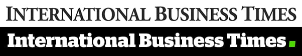 The old (above) and new (below) logos for International Business Times