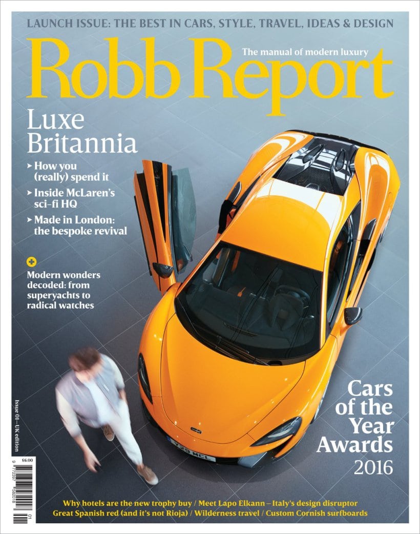 Robb Report Launches UK Edition Folio