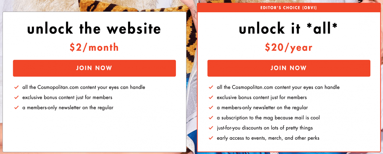 Cosmo Adds Metered Paywall, Membership Program | News & Notes